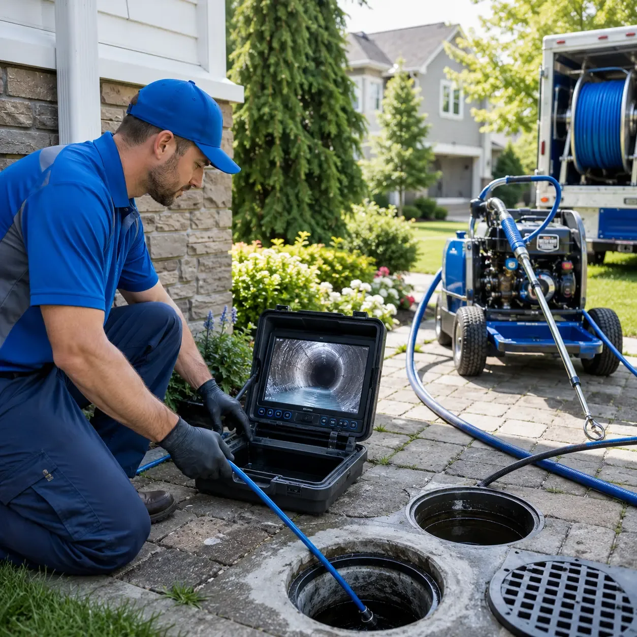Outdoor drain cleaning professionals serving Luttrell, TN